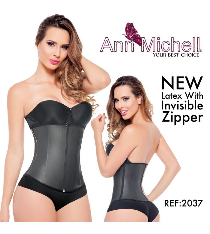 Ann Michell Invisible Zipper Latex Waist Trainer to 48 (5XL) AM2037-RT