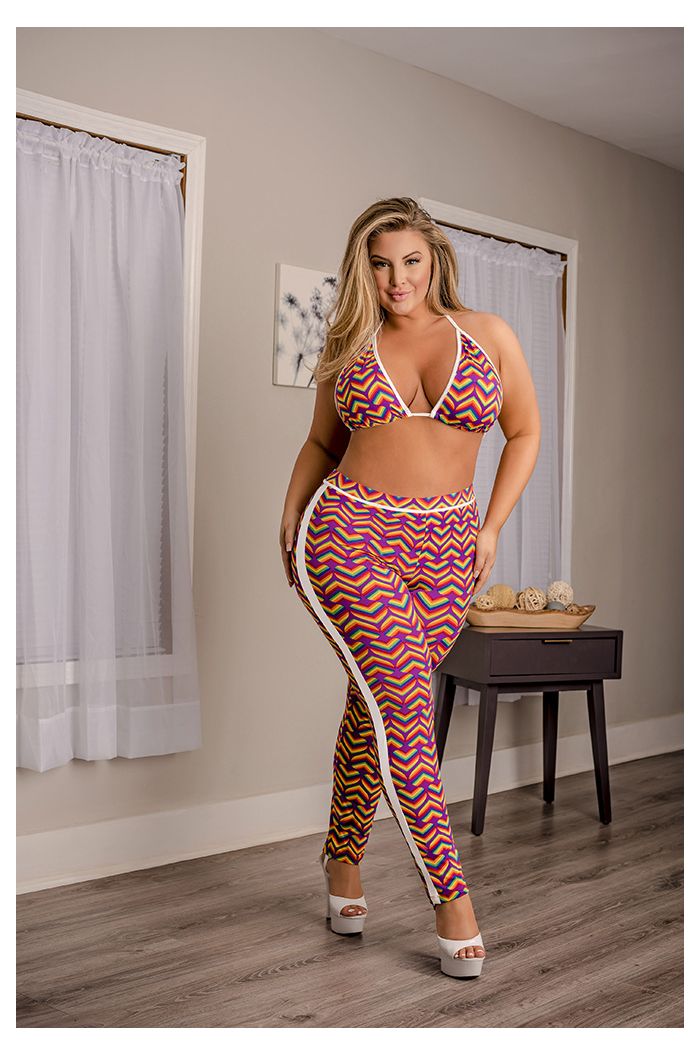 Magic Silk Triangle Bra Top M099Q-RT