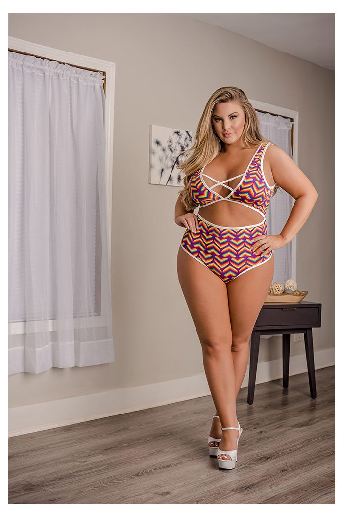 Magic Silk Criss Cross Teddy M103Q-RT