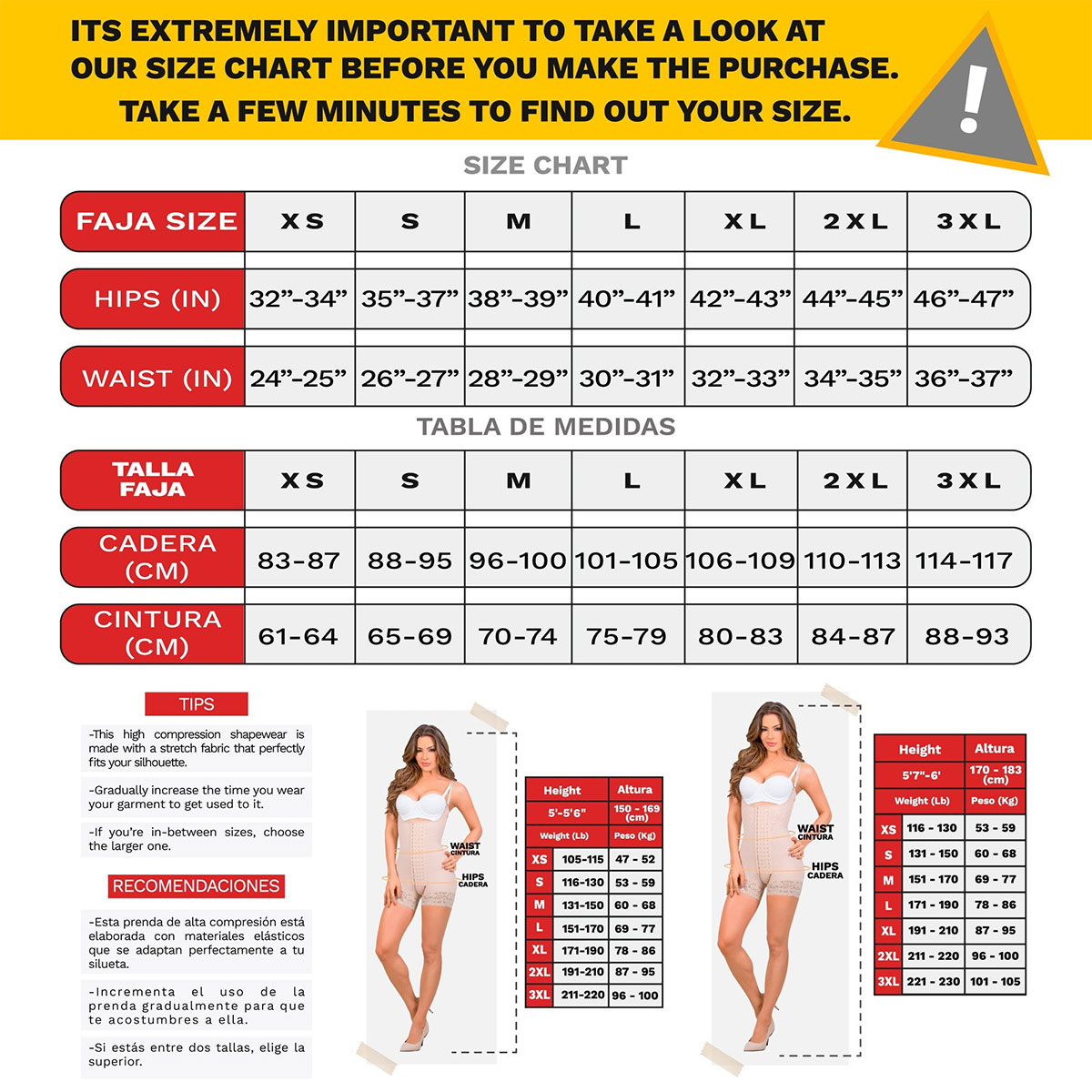 Elomi Lingerie size guide for bras